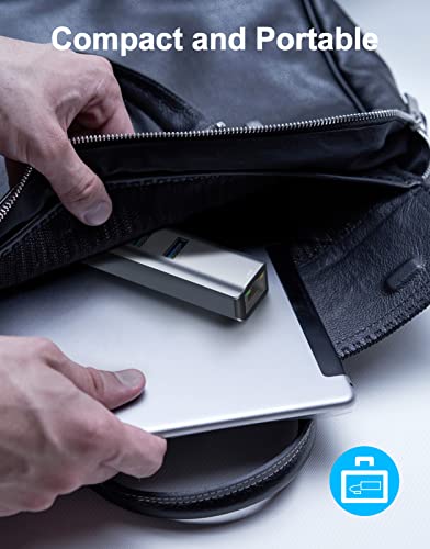 ABLEWE 4 in 1 USB-C to Ethernet Adapter