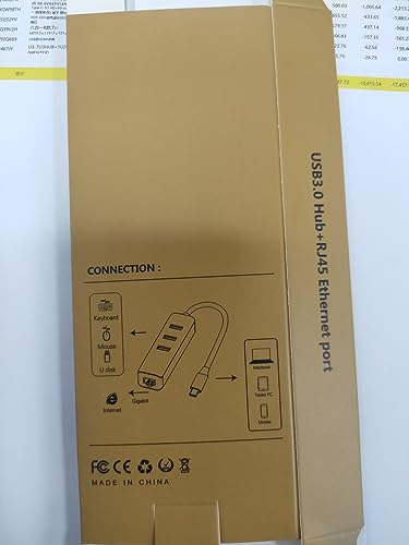ABLEWE 4 in 1 USB-C to Ethernet Adapter
