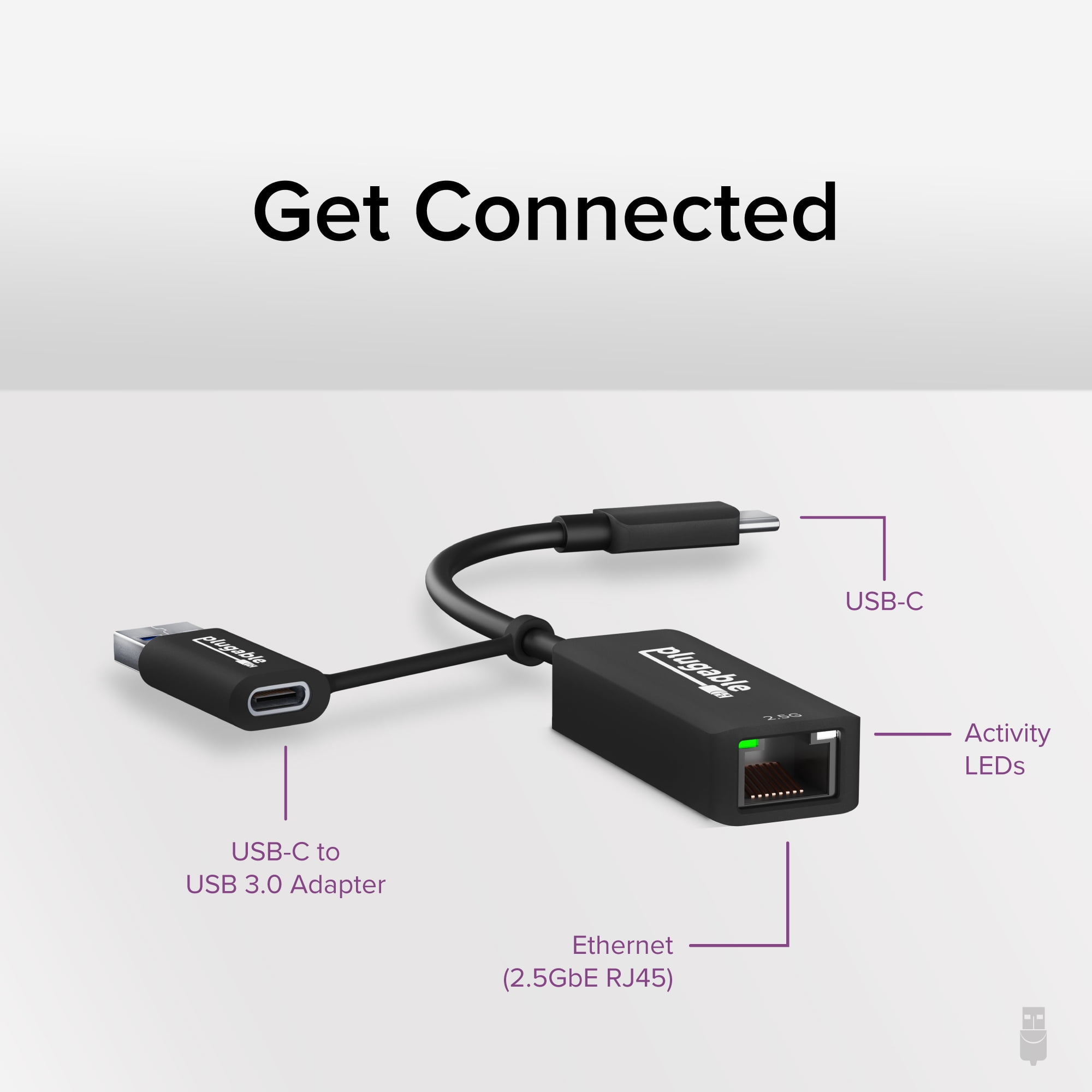 Plugable 2.5G USB-C to Ethernet Adapter