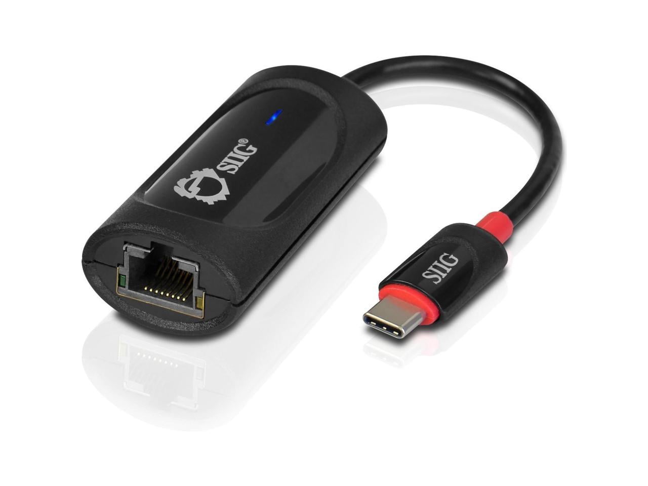 SIIG USB-C to Gigabit Ethernet Adapter - USB 3.0