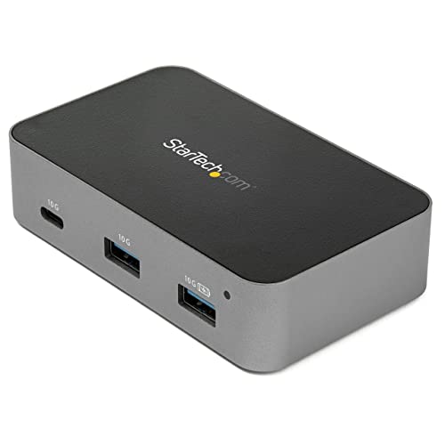 4-Port USB C Hub with Power Adapter