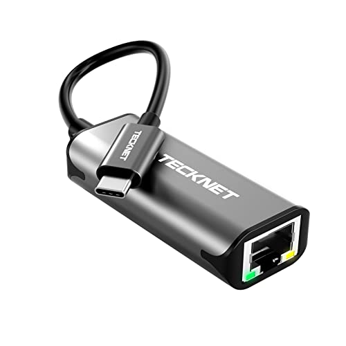 TECKNET USB-C Ethernet Adapter for MacBook & Dell