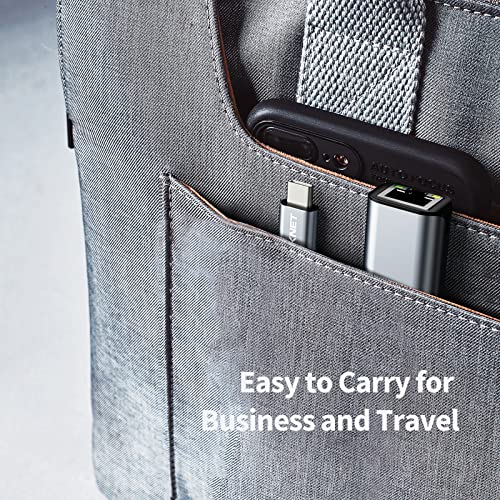 TECKNET USB-C Ethernet Adapter for MacBook & Dell