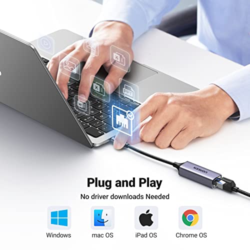 USB-C Gigabit Ethernet Adapter for MacBooks and Dell XPS