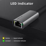 USB-C to Ethernet Adapter for MacBook & iPad