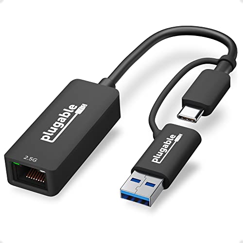 2.5G USB-C Ethernet Adapter for Mac & Windows