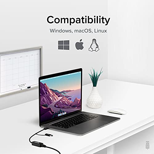 2.5G USB-C Ethernet Adapter for Mac & Windows