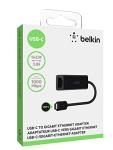 Belkin USB-C Gigabit Ethernet Adapter – Black