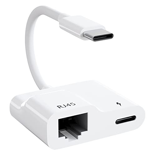 USB-C Ethernet Adapter with Power and Charging