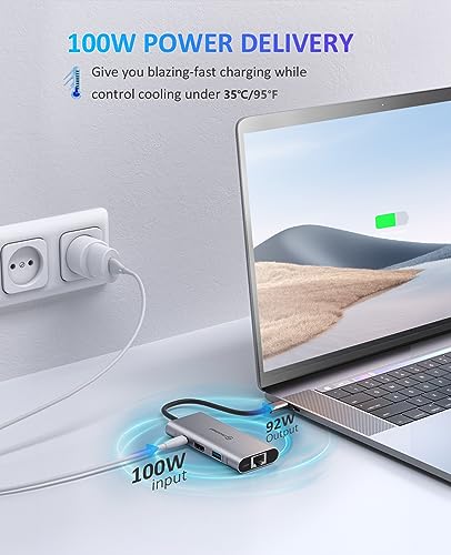 UtechSmart 6-in-1 USB-C Hub