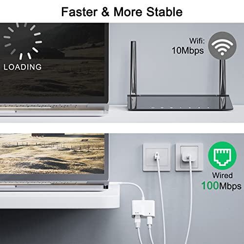 USB-C Ethernet Adapter with PD Charging 60W