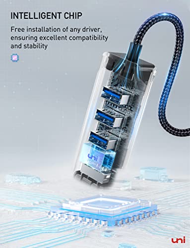USB-C Ethernet Adapter with High-Speed USB Hub