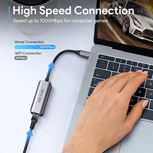ABLEWE USB-C to Gigabit Ethernet Adapter