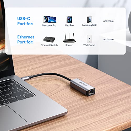 ABLEWE USB-C to Gigabit Ethernet Adapter