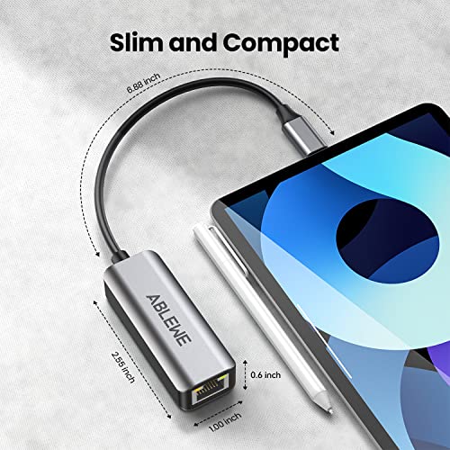 ABLEWE USB-C to Gigabit Ethernet Adapter