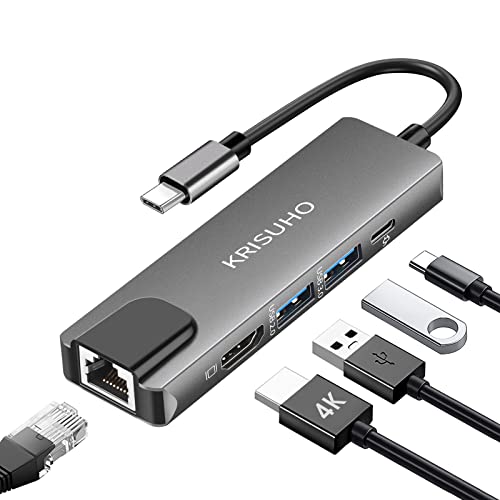 5-in-1 USB C Hub with 100M Ethernet