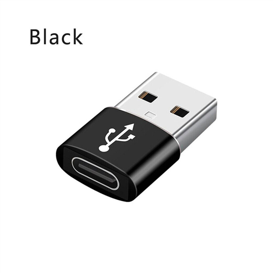 USB-C to USB-A Adapter Charger Plug UK