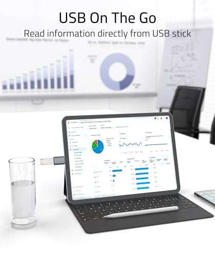 Syntech USB C to USB Adapter 2-Pack - Space Grey