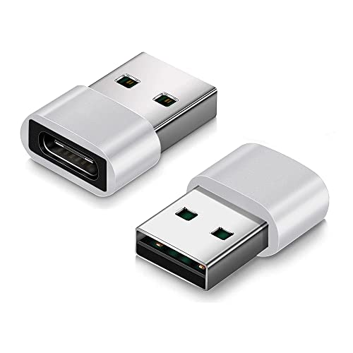 USB C to USB Adapter 2-Pack for Apple/iPhone/Samsung