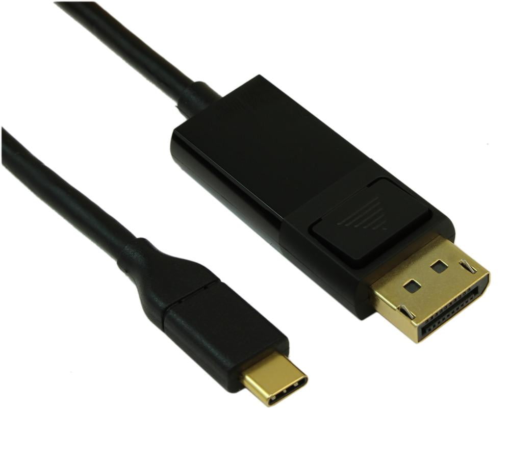 10ft Thunderbolt Compatible USB-C Displayport Cable with Audio