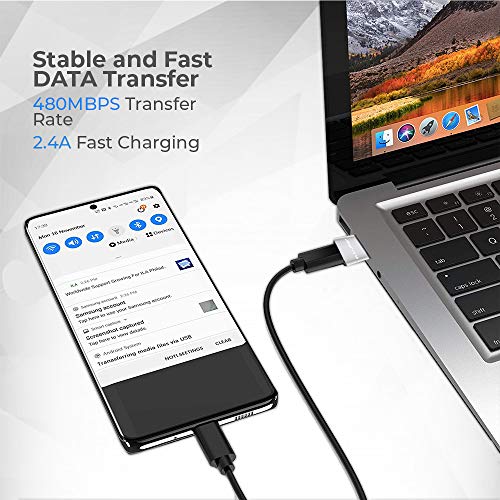USB C to USB Adapter 2-Pack for Apple/iPhone/Samsung