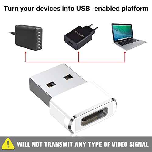 USB C to USB Adapter - Pack of 2