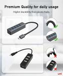 uni USB C Hub with 4 USB Ports