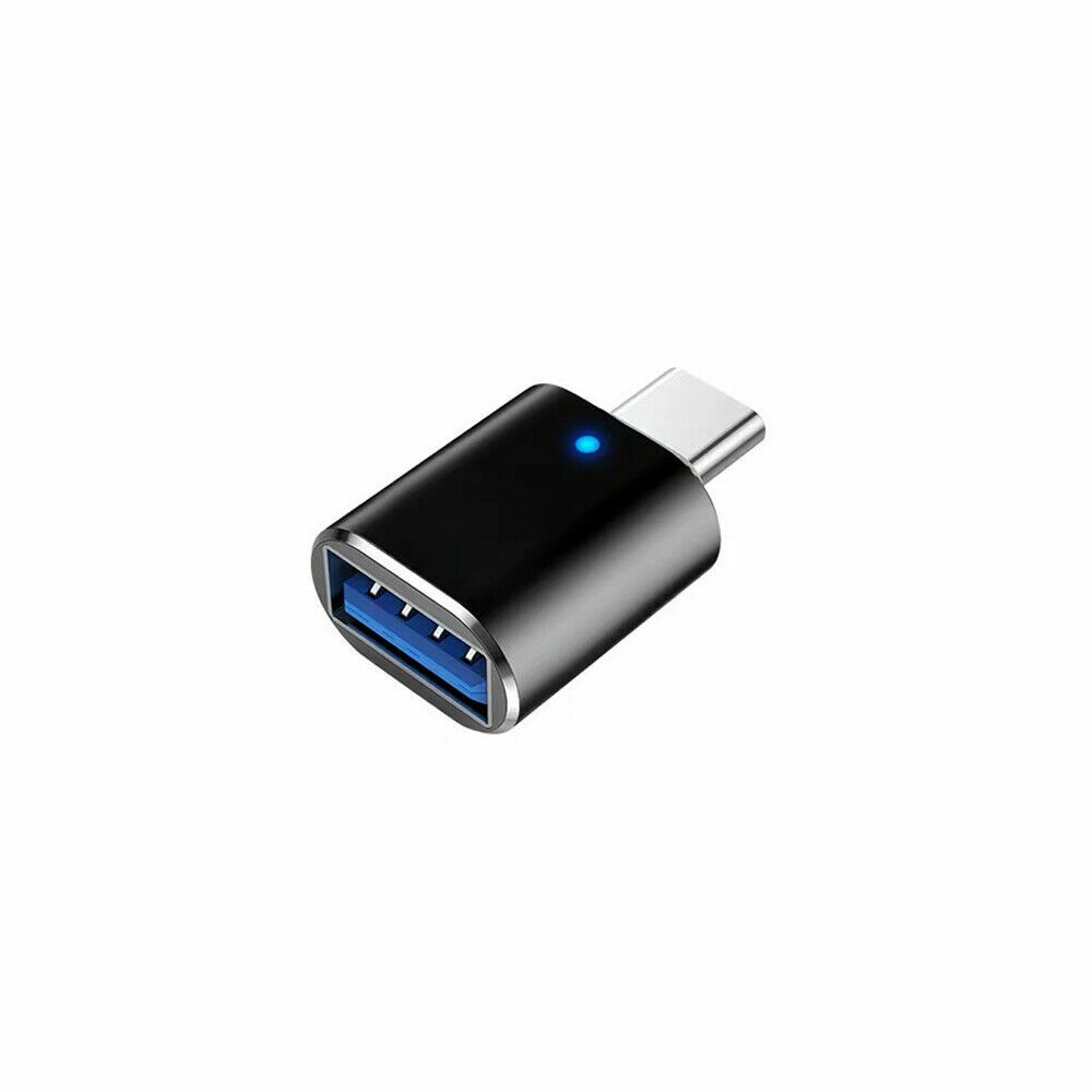 USB-C to USB A OTG Adapter with LED