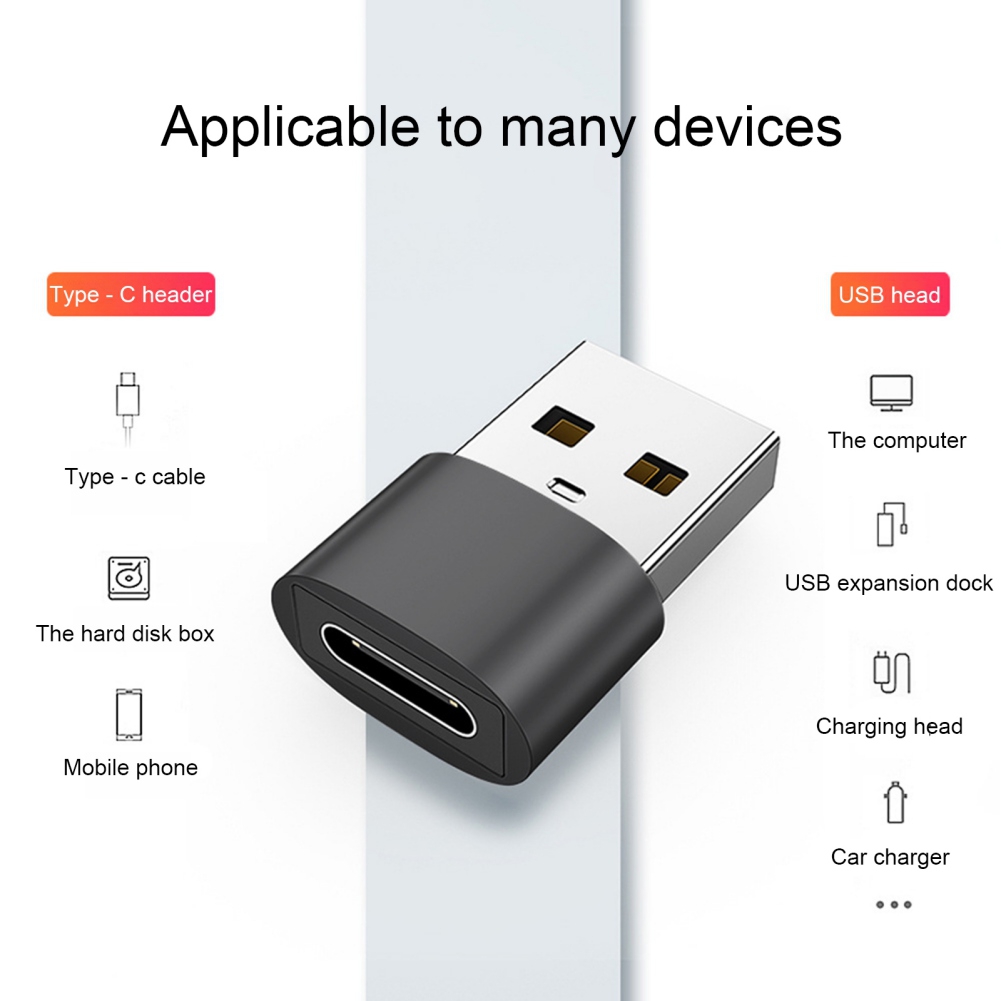 USB-C to USB-A Adapter 2 Pack