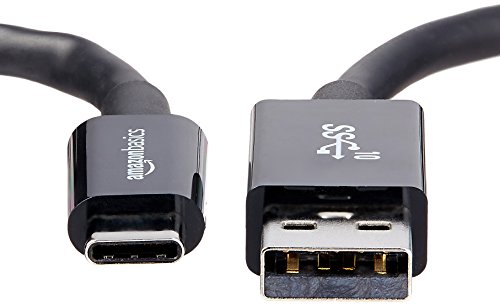 3ft Black USB-C to USB-A Charging Cable