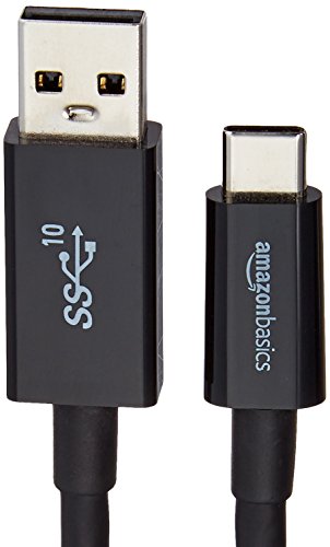 3ft Black USB-C to USB-A Charging Cable