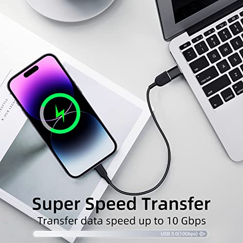 Spidercase USB-C Adapter 4-Pack with Fast Charging