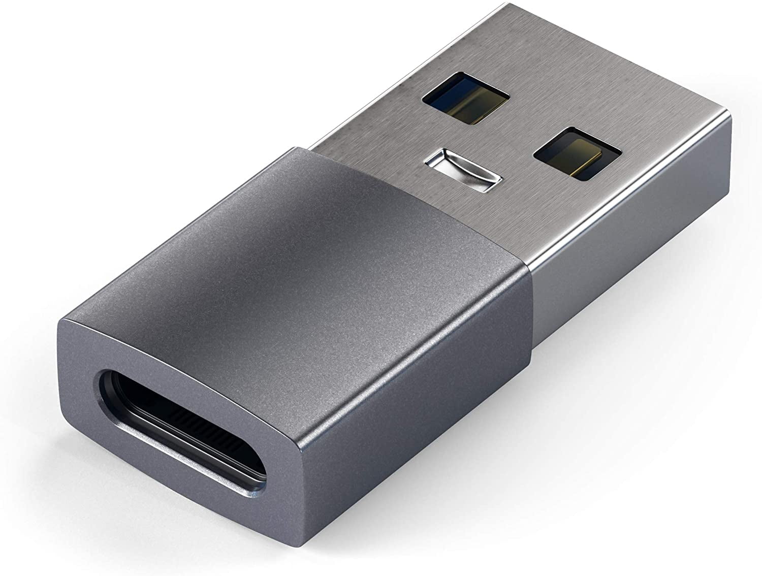 Type-A to Type-C Adapter Converter (Gray)