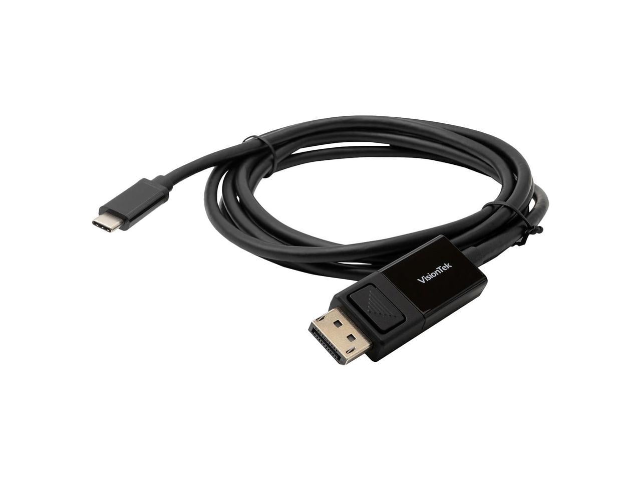 VisionTek 2M USB-C to DisplayPort 1.4 Cable