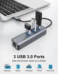 4-in-1 USB-C to Ethernet Adapter 1000Mbps