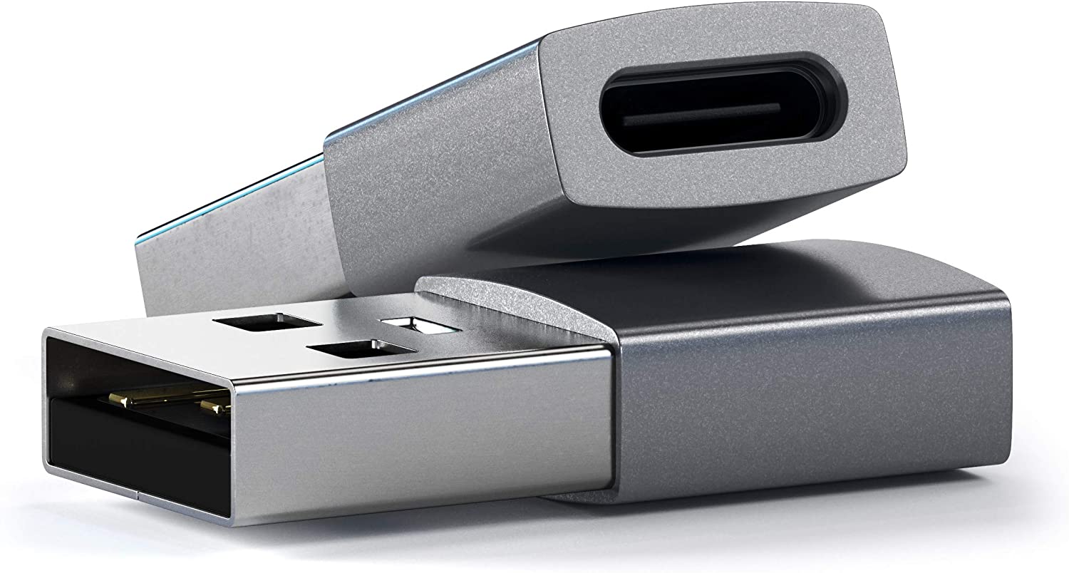 Type-A to Type-C Adapter Converter (Gray)