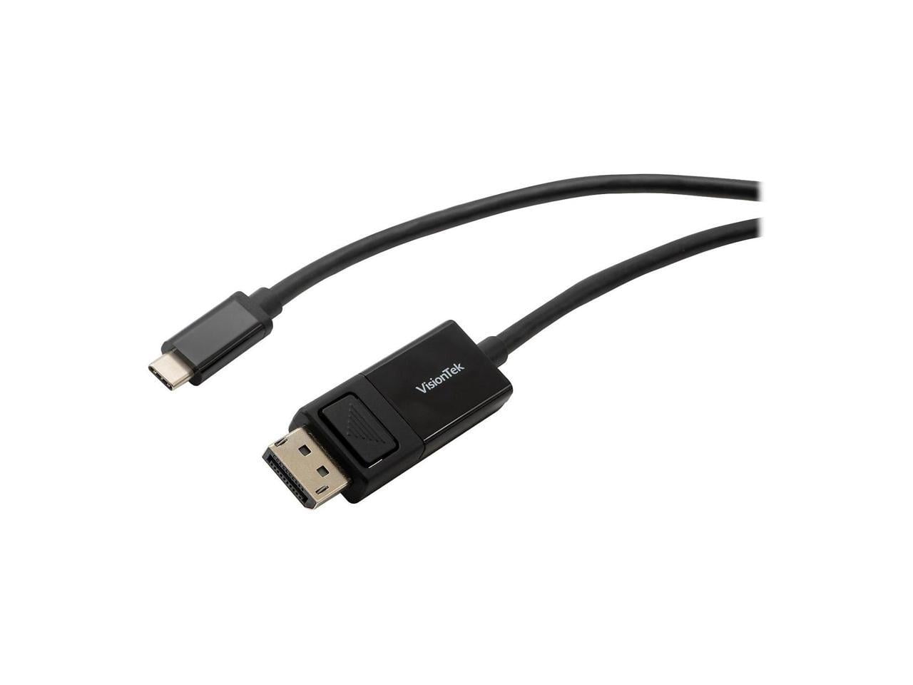 VisionTek 2M USB-C to DisplayPort 1.4 Cable
