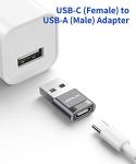 JSAUX USB C to USB Male Adapter 2-Pack