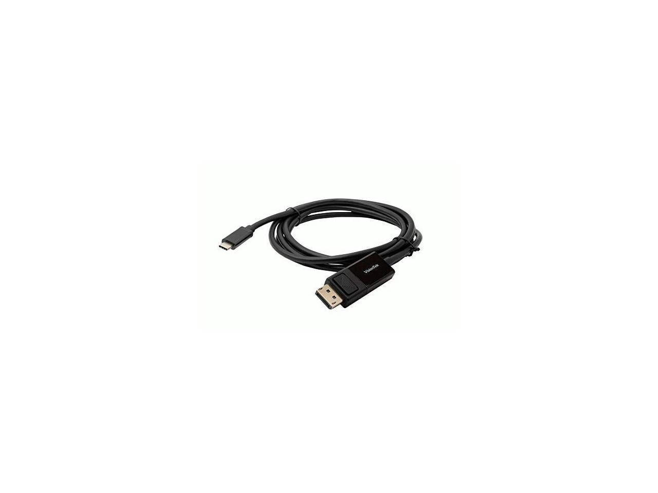 VisionTek 2M USB-C to DisplayPort 1.4 Cable