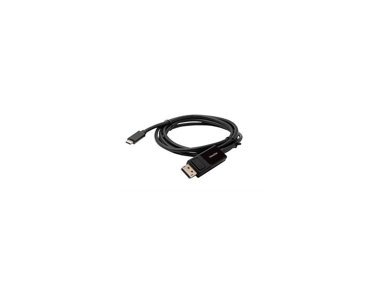 VisionTek 2M USB-C to DisplayPort 1.4 Cable