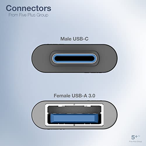 USB-C Male to USB Female Adapter - 2 Pack