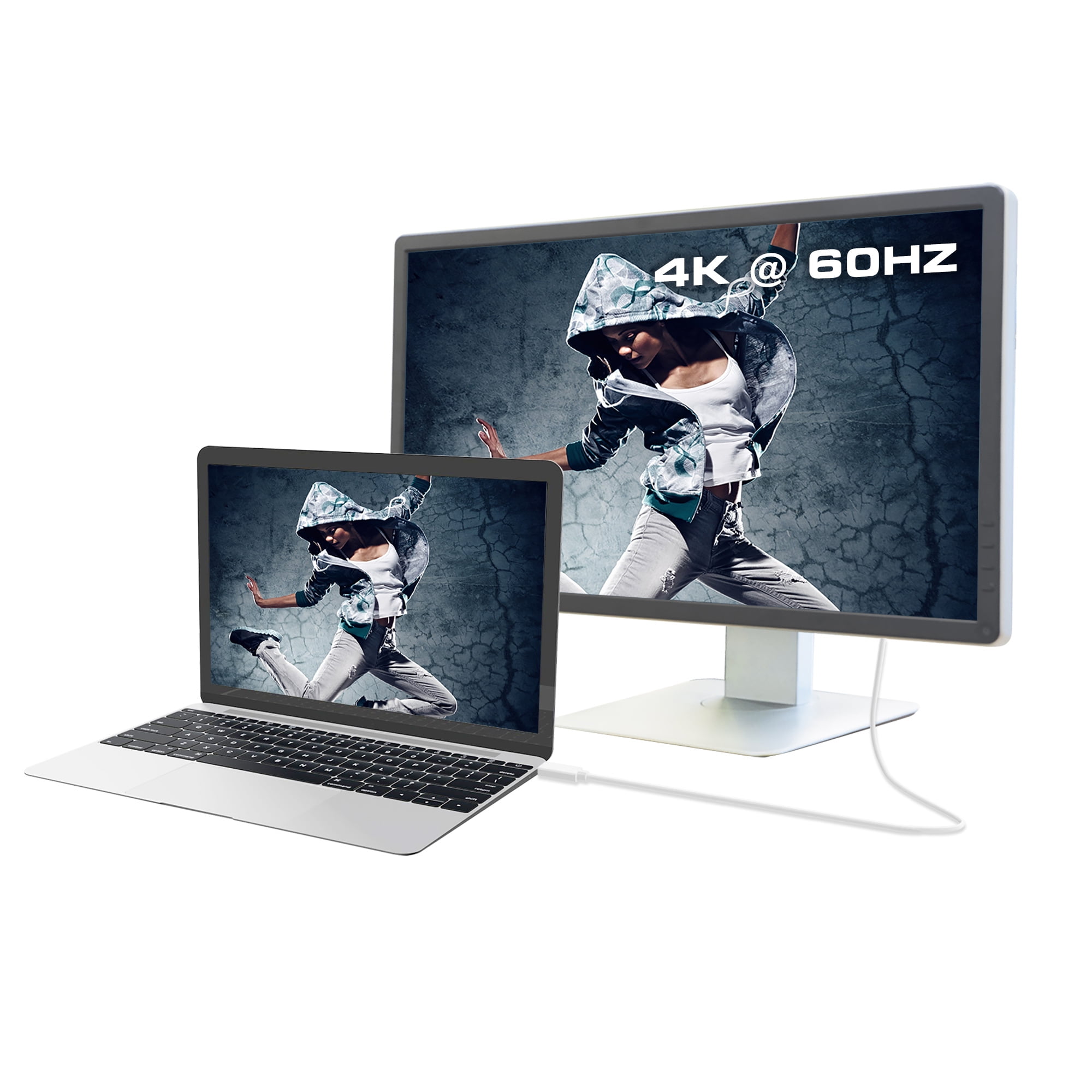 4' USB-C to 4K DisplayPort Cable