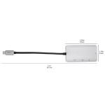 Amazon Basics USB-C Adapter: HDMI, Ethernet, USB 3.0