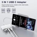 3-in-1 USB-C to 3.5mm Audio Adapter