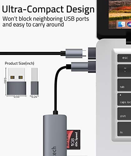 3-Pack Aluminum USB C Adapters-Compatible with Apple Devices