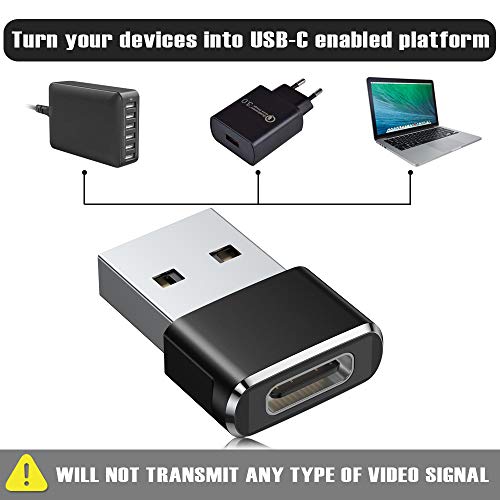 Basesailor USB-C to USB-A Adapter (3-Pack)