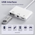 3-in-1 USB-C to 3.5mm Audio Adapter