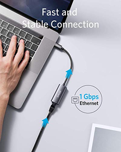 USB-C Ethernet Adapter for MacBook, iPad, XPS