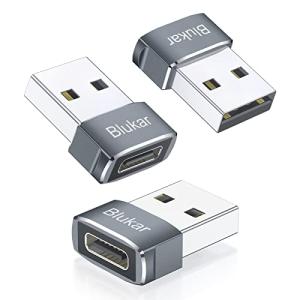 Blukar USB-C to USB-A Adapter - 3 Pack