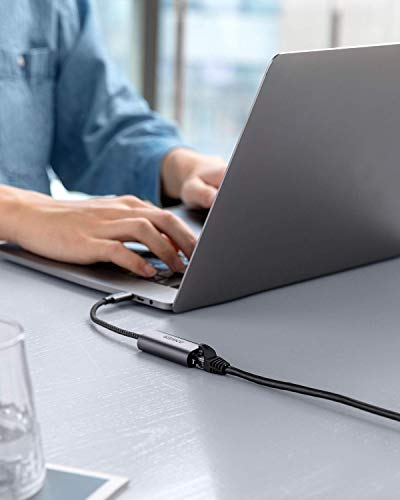 USB-C Ethernet Adapter for MacBook, iPad, XPS